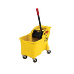 Trolley-Bucket-&-Wringer-Econo-20Lt-Yelloww